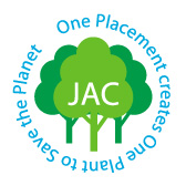 One Placement creates one plant to save the planet logo